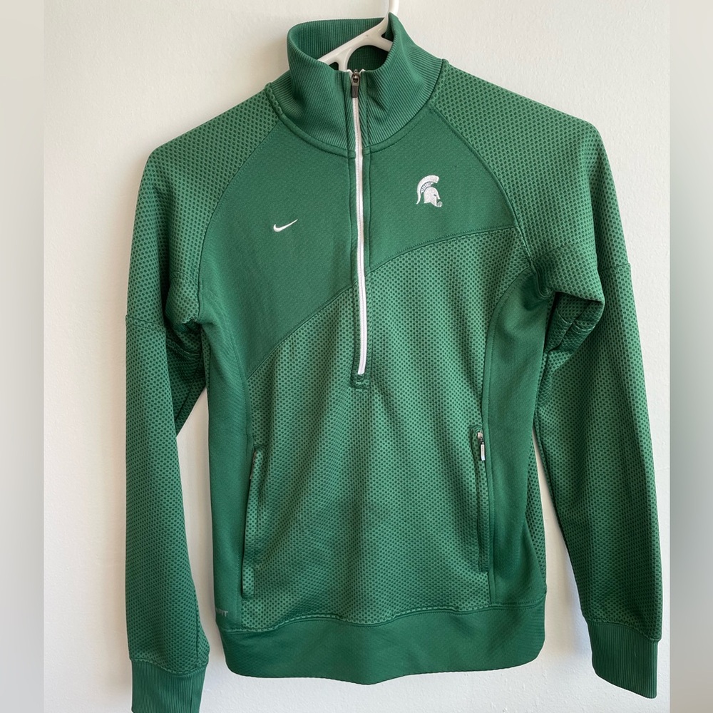 Michgan State Nike Pull Over